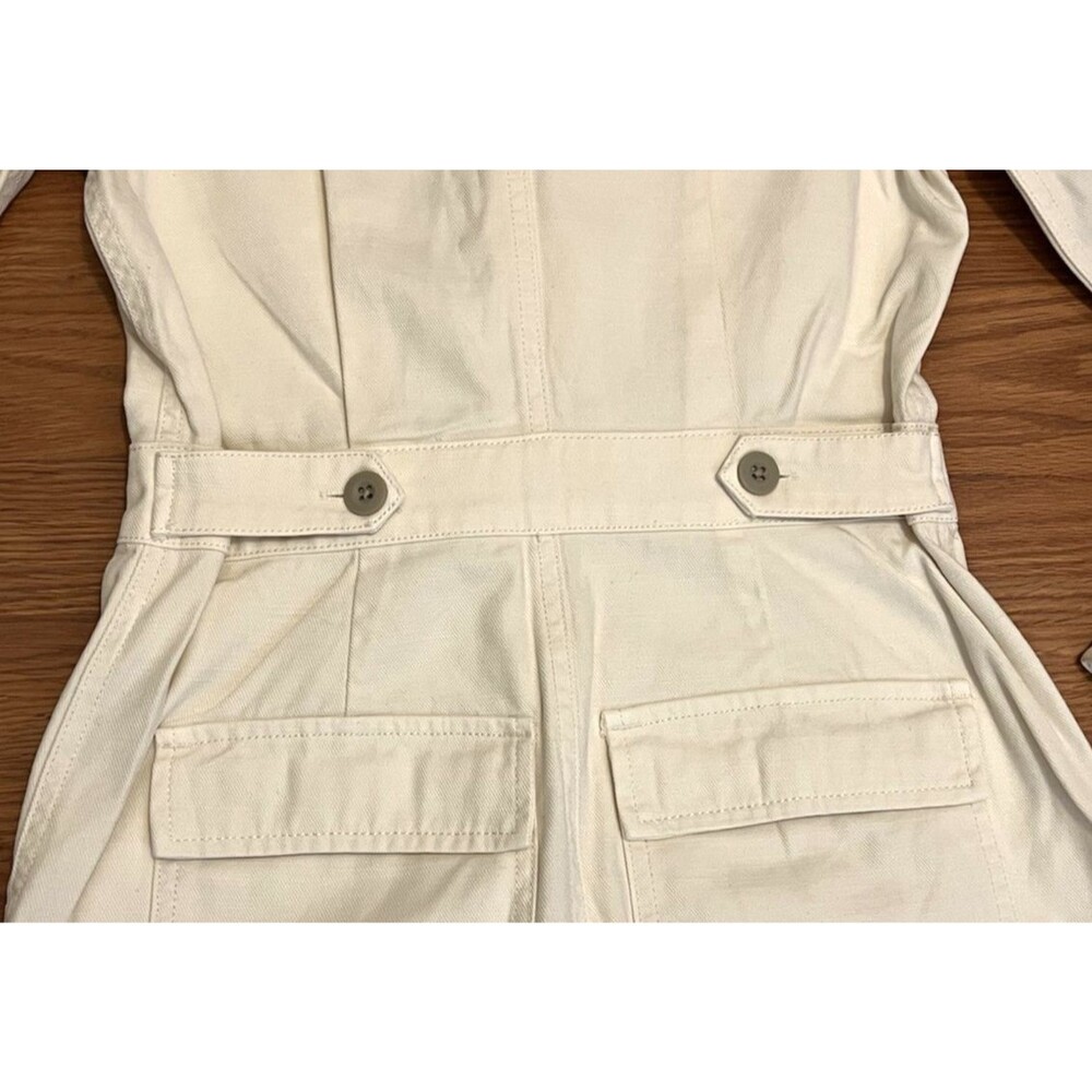 MADEWELL Vintage Canvas Signature Coverall Dress Pockets Long Sleeve Preppy XXS - Picture 5 of 9